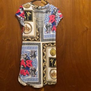 Caesar’s palace style mini dress